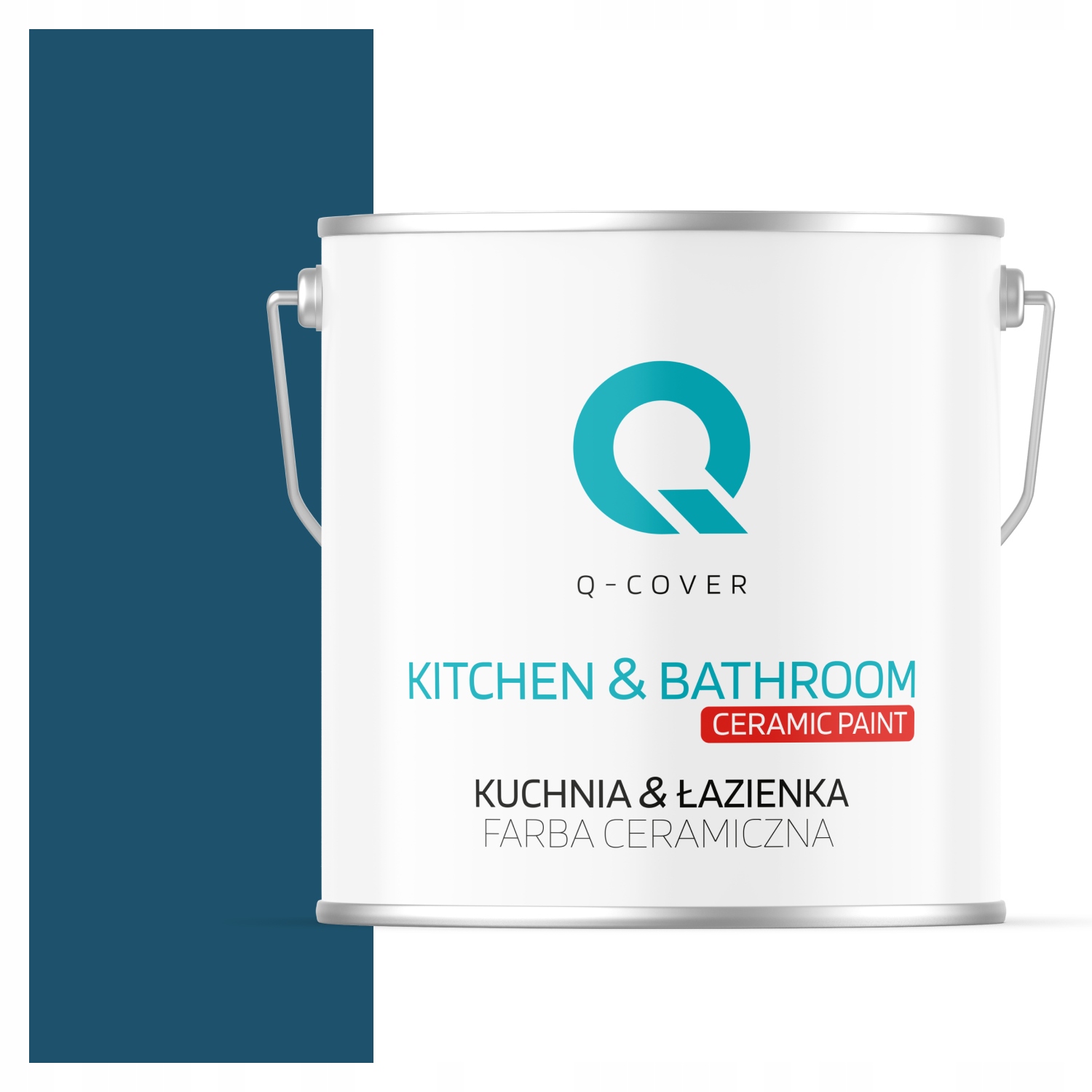 Farba Do Kúpeľne Odolná Voči Vlhkosti Farba Tmavomodrá H0508 Hlboká Matná 5 L