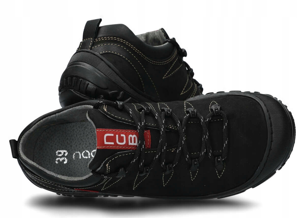 NAGABA 241 CZARNY CRAZY - PÓŁBUT TREKKINGOWY DAMSKI - ROZMIAR 40 Cechy dodatkowe brak