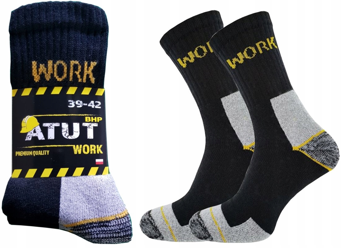 3 x SKARPETY ROBOCZE FROTA WORK MOCNE POLSKA 43-46 Rozmiar 43-46