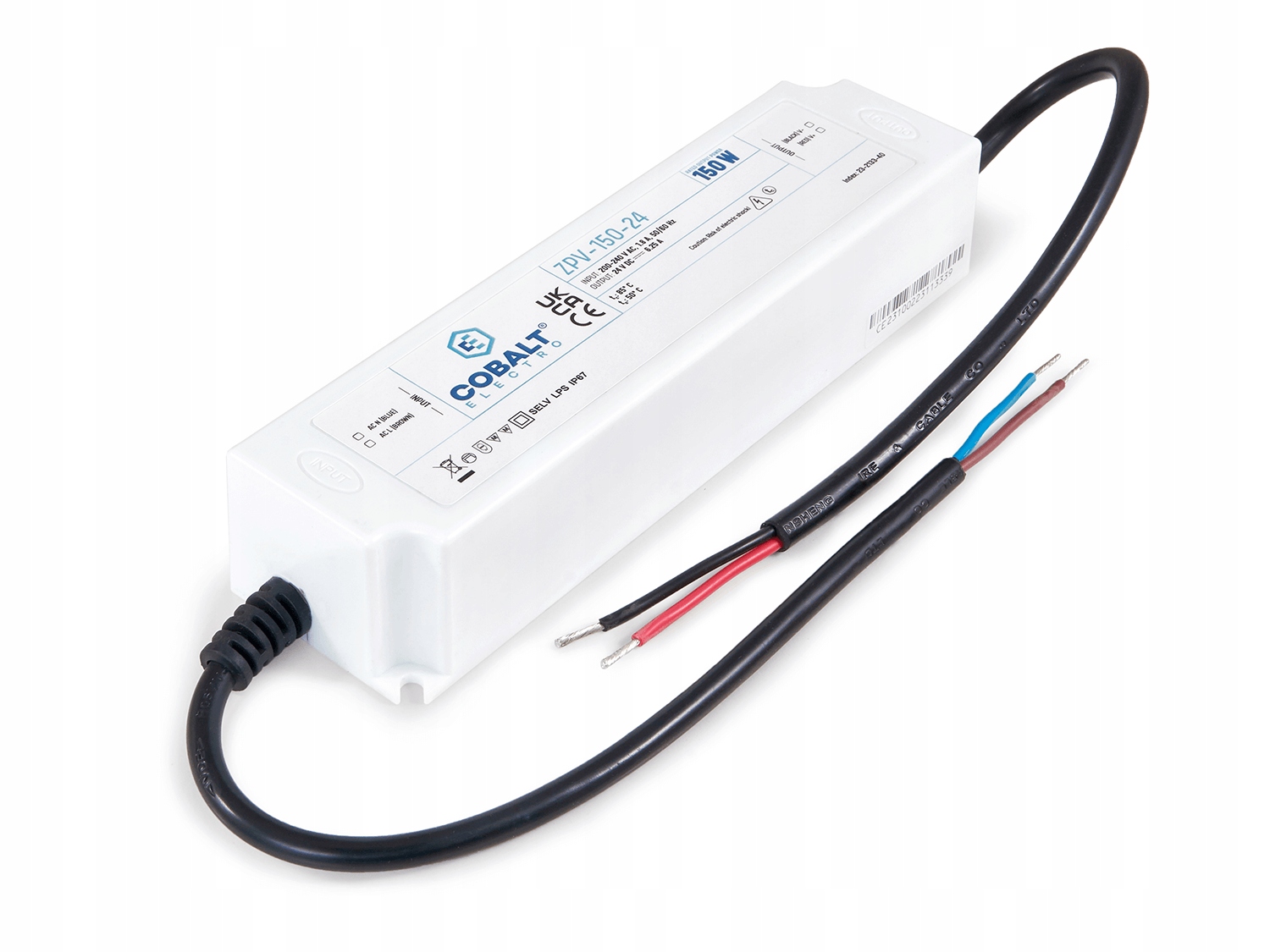 Led zdroj CobaltElectro Zpv 24V 150W 6.25A IP67