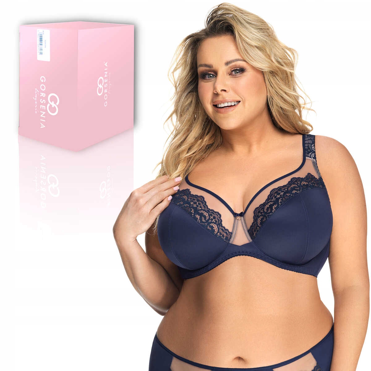 Gorsenia Měkká podprsenka Luisse 441 tmavě modrá 65H