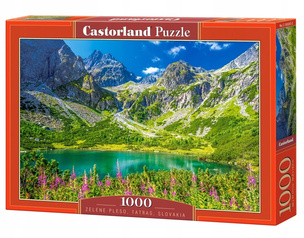 PUZZLE 1000 UKŁADANKA WIDOK KRAJOBRAZ GÓRY LAS JEZIORO TATRY 9+ CASTOR EAN (GTIN) 5904438105267
