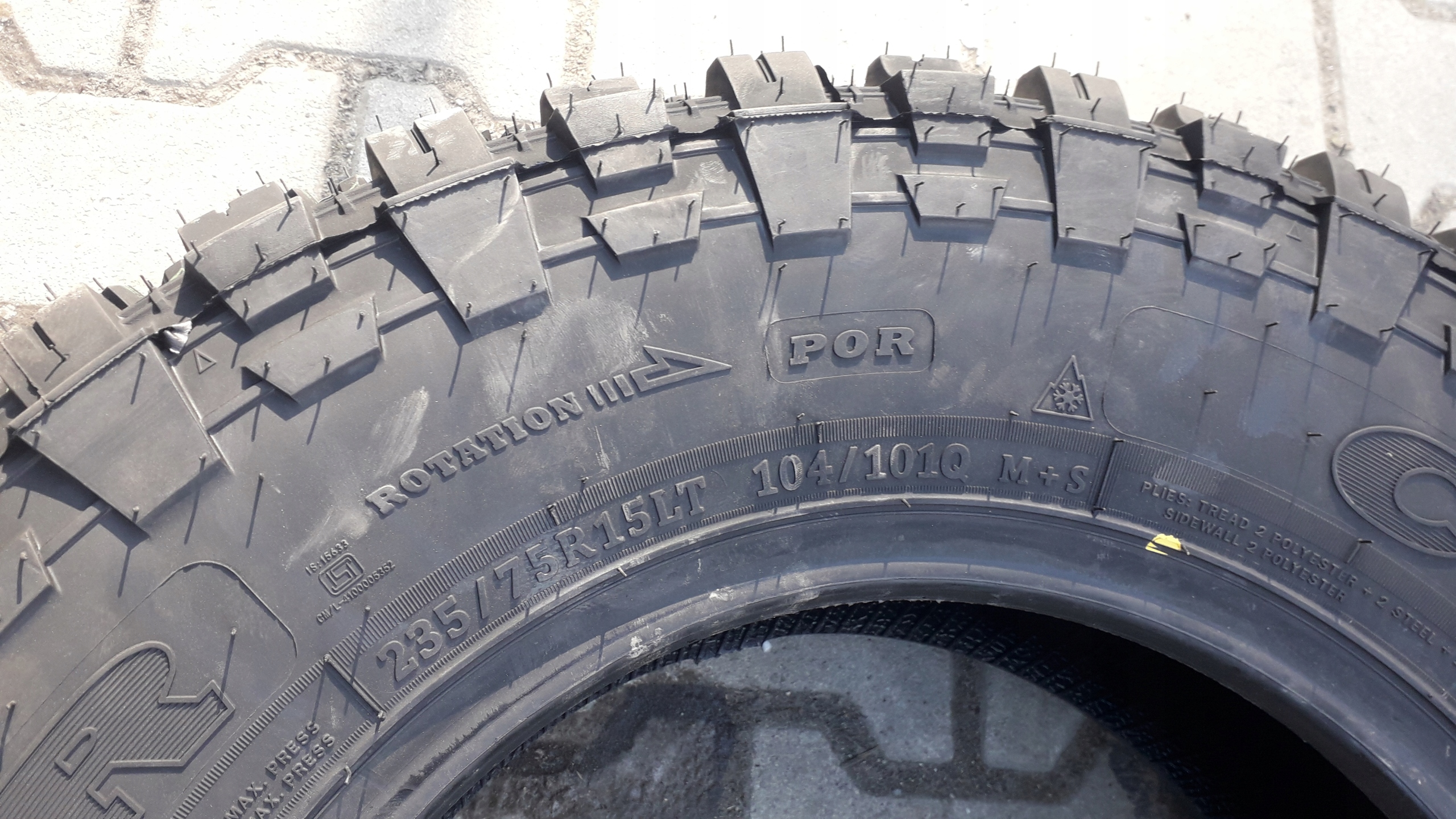4x COMFORSER 235/75R15 CAŁOROCZNE HIT POR 3PMSF MT Klasa pozostałe marki