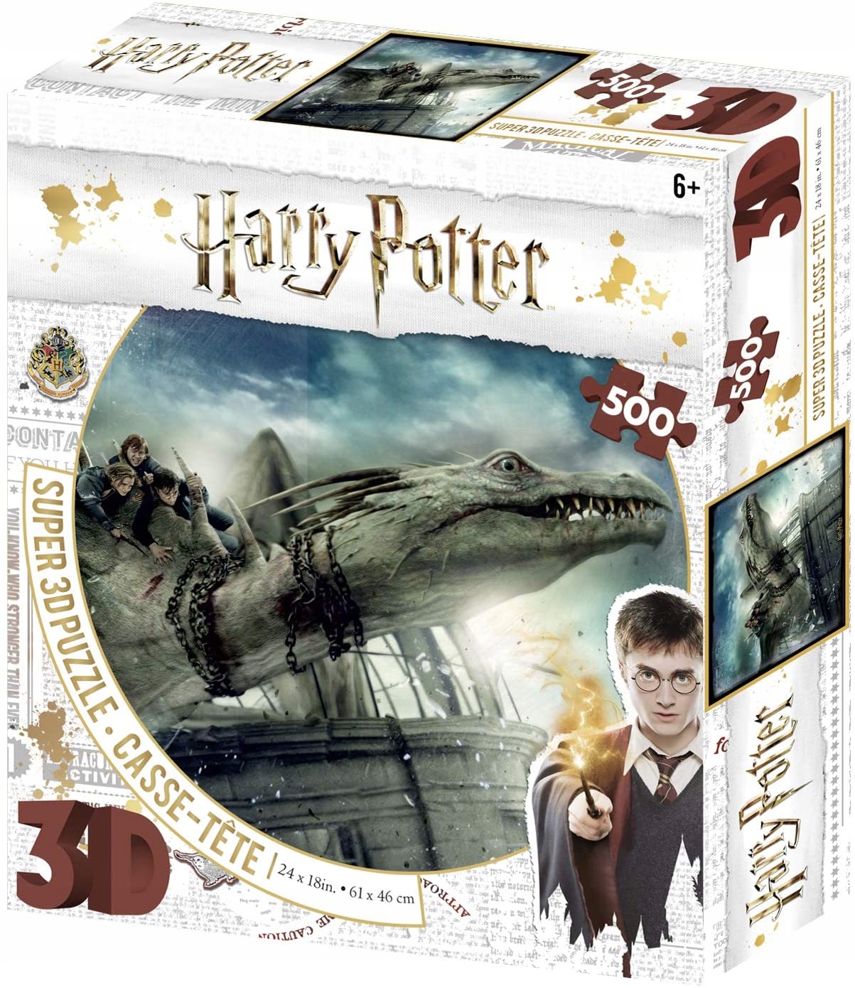 

Harry Potter Puzzle 3D soczewkowe Ruchomy Obrazek