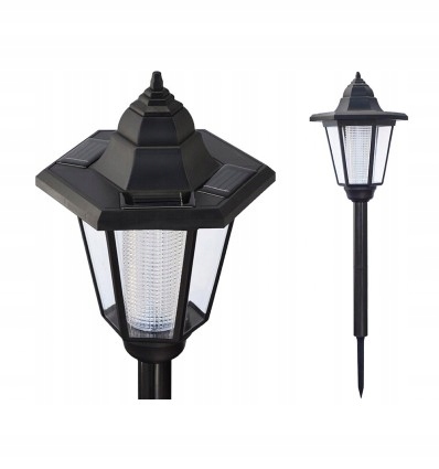 

Lampa wbijana ogrodowa solarna latarenka Led Retro