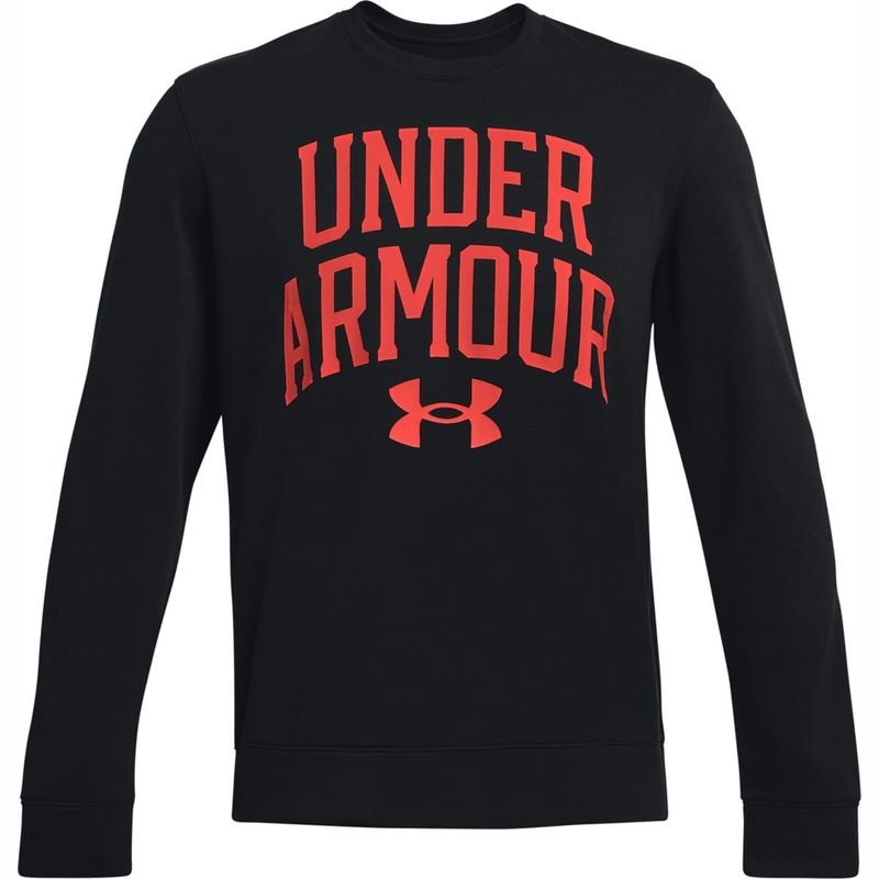 Mikina Under Armour Rival Terry Crew Men Black XL