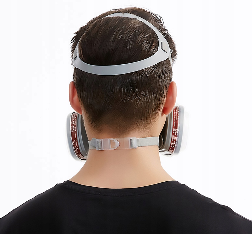 MASKA PRZECIWGAZOWA PEŁNA Lakiernicza Gazowa PEŁNOTWARZOWA 6800 + OKULARY Typ półmaska