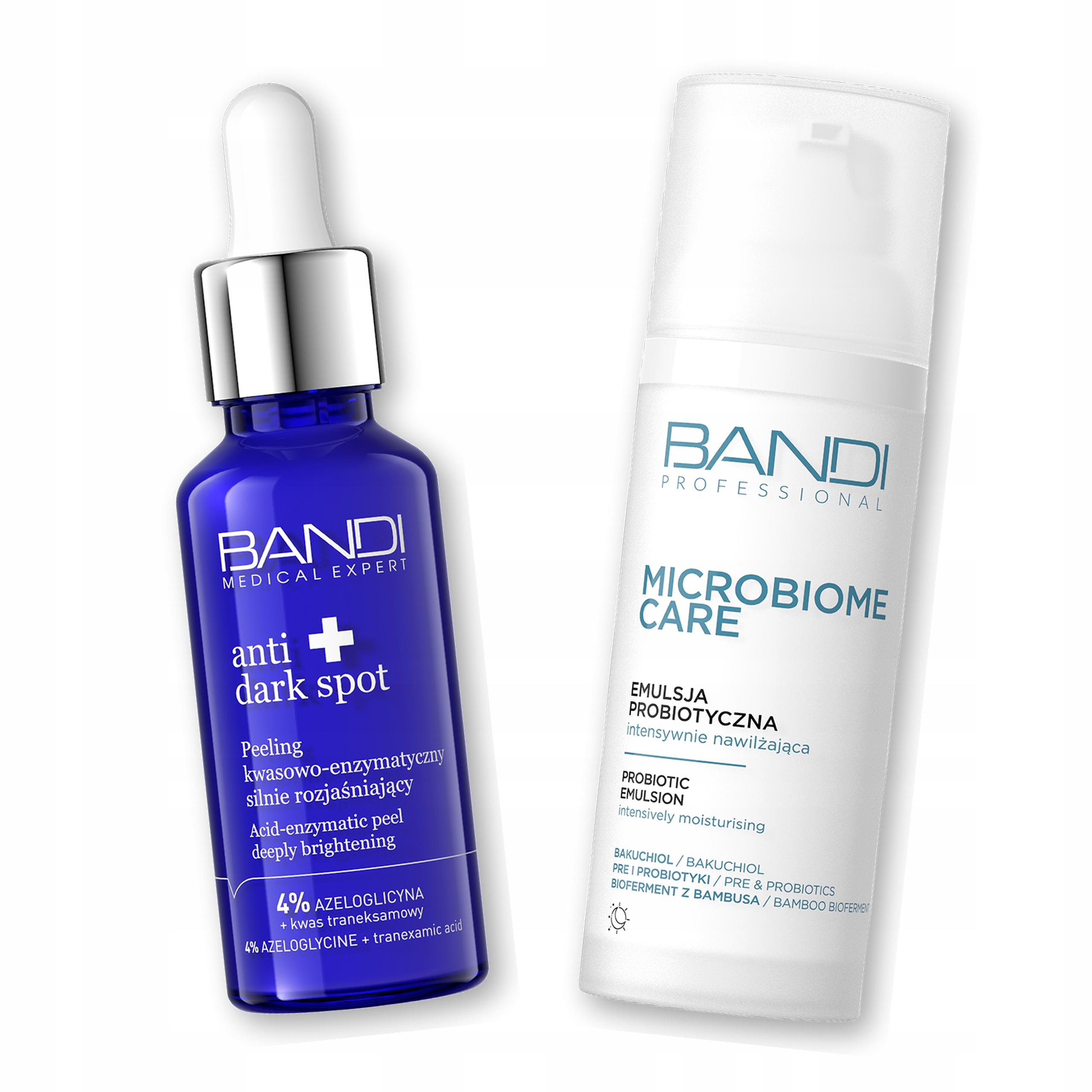 Peeling do ciała Microbiome Care Emulsja probiotyczna intensywnie Bandi