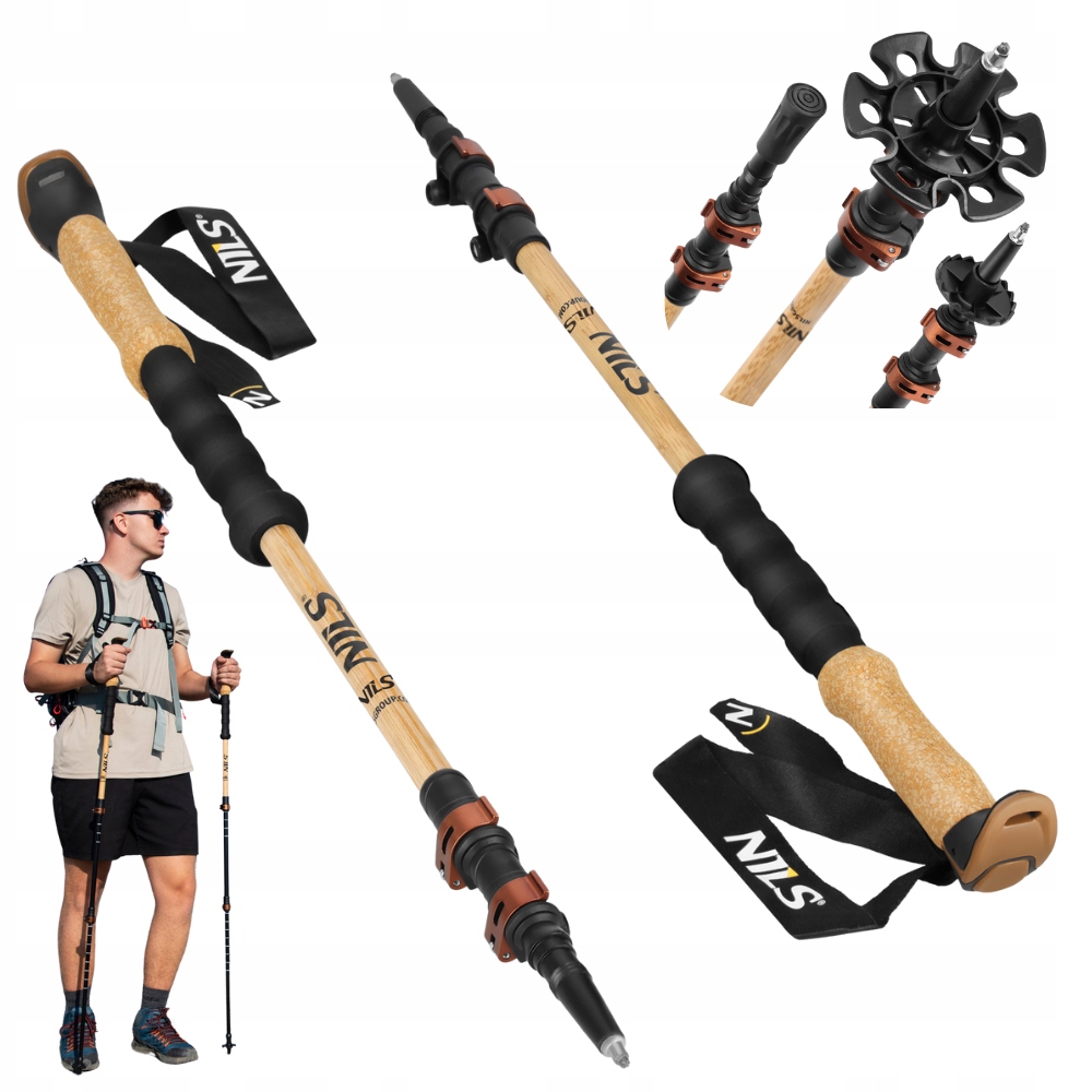 Trekkingové hole Nastavitelné hole Nordic Walking pro chůzi po horách