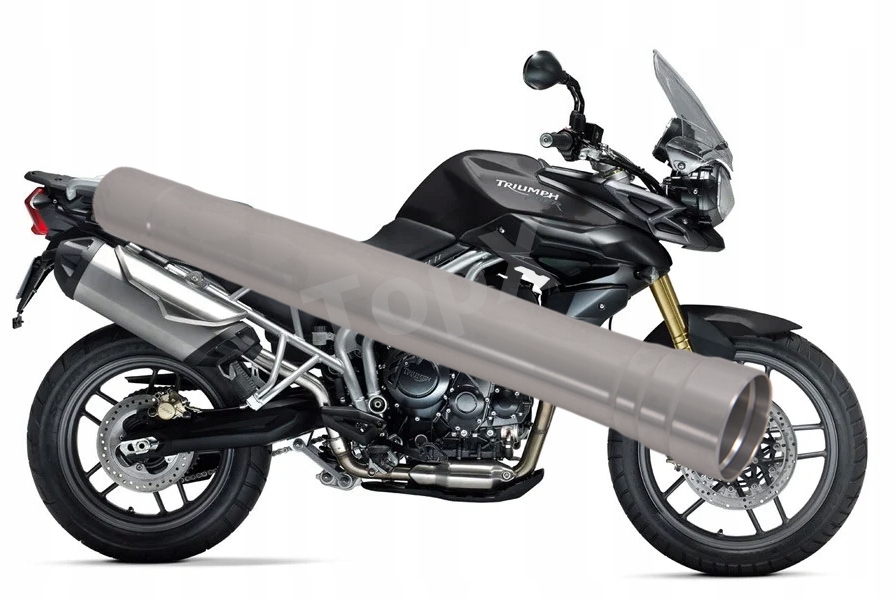 TopX Holení Trubka laga tlumič Odpružení Triumph Tiger 800 11-17 1 Ks