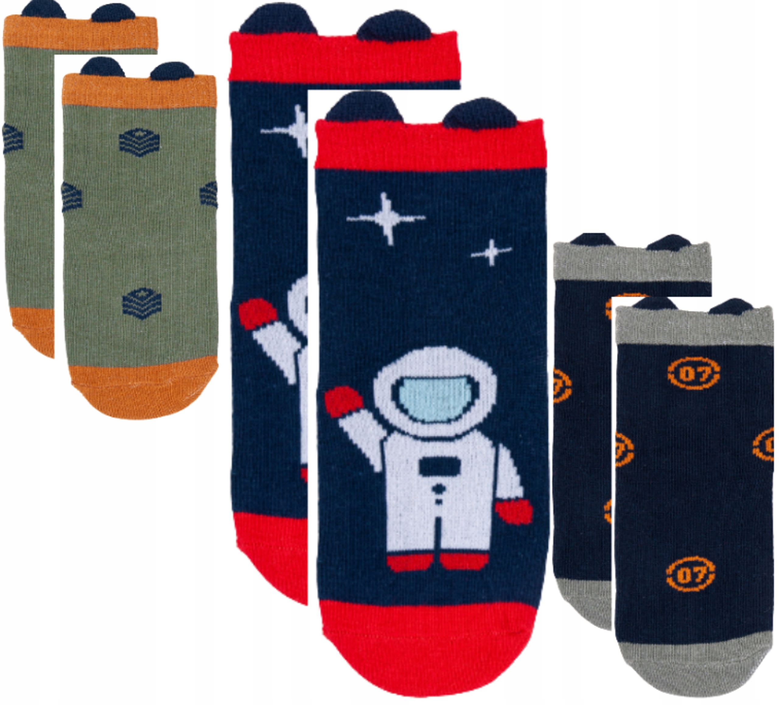 

3-pak Skarpetki Silikon Skarpety 3X abs Yo 23-26