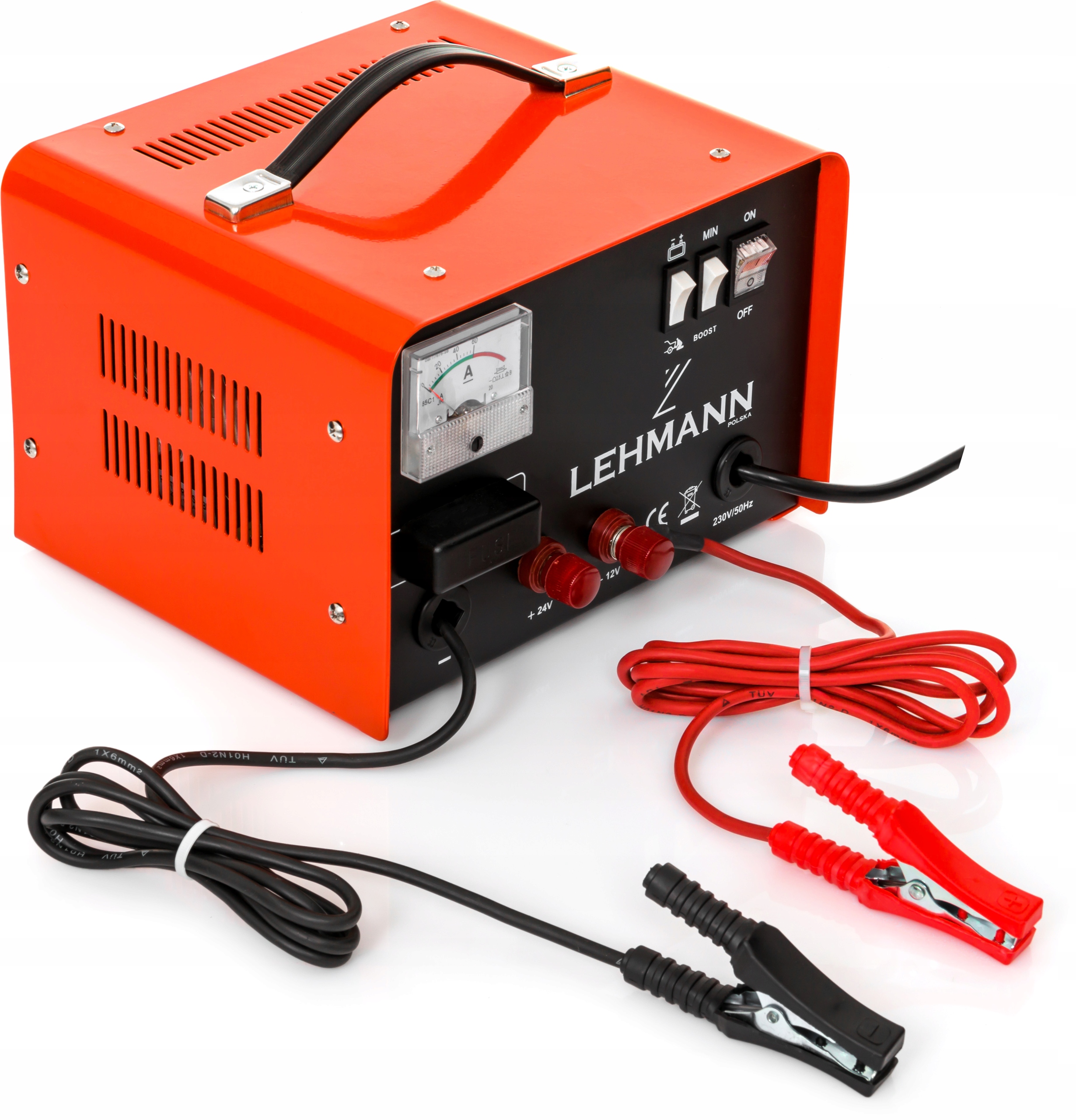

Prostownik Samochodowy Do Akumulatorów 12V 24V 30A