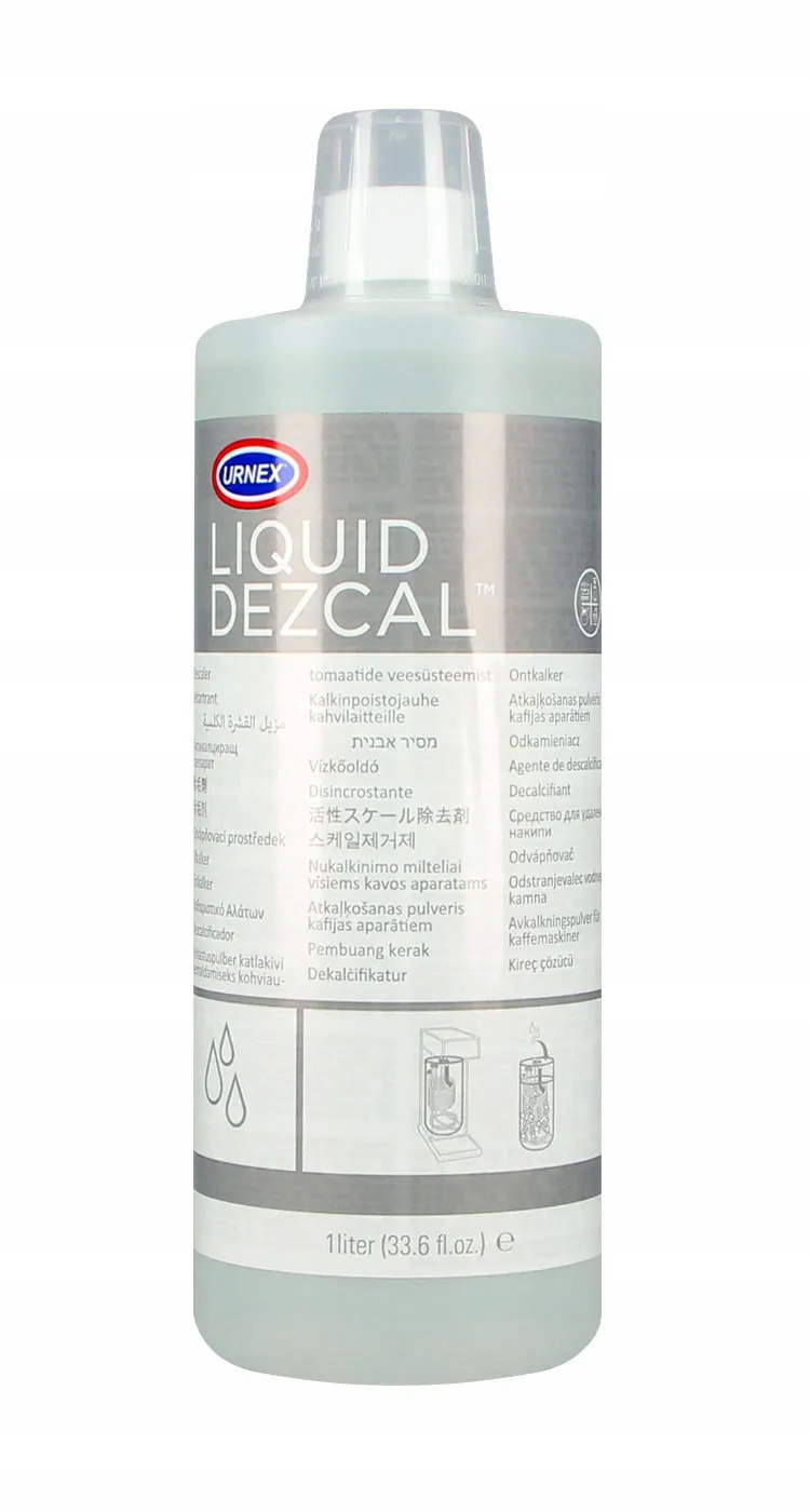 URNEX DEZCAL PŁYN ODKAMIENIACZ DO EKSPRESÓW 1000ml Zastosowanie do ekspresów