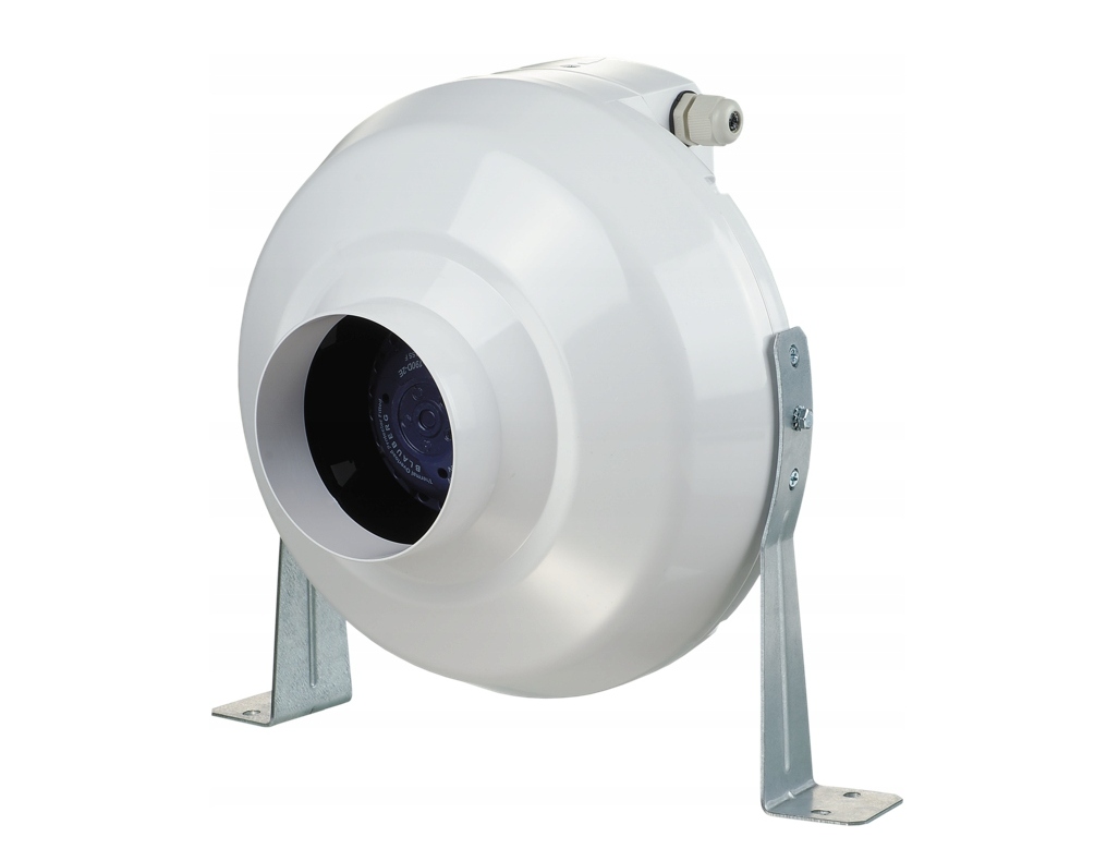 Odstredivý kanálový ventilátor 250 m3/h Vents Vk 100 Kolíky Montážny Držiak