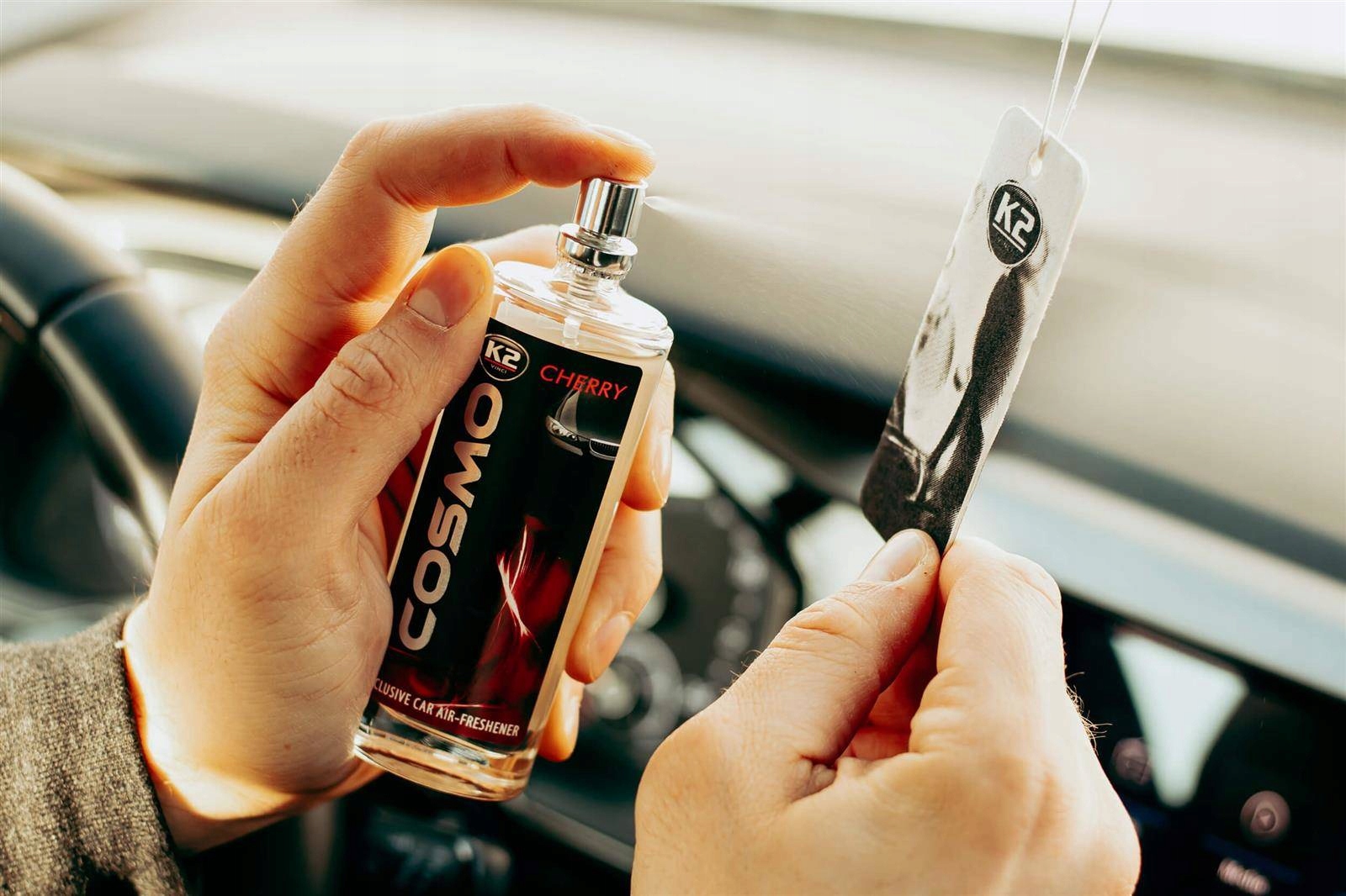 Zapach samochodowy w atomizerze k2-cosmo-wisnia-50 Numer katalogowy producenta V202