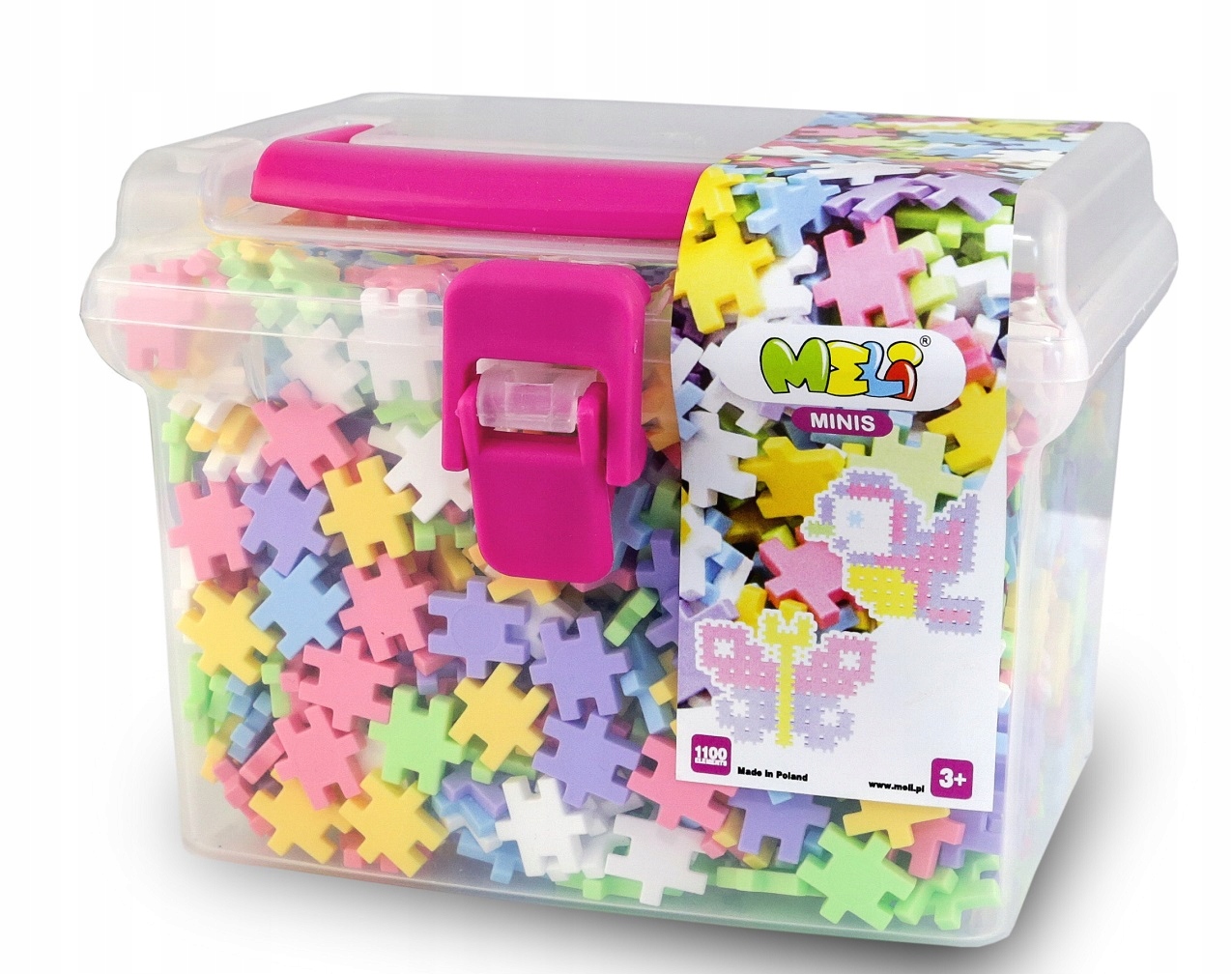 KLOCKI MELI MINIS Pastel Travel Box 1100 el.