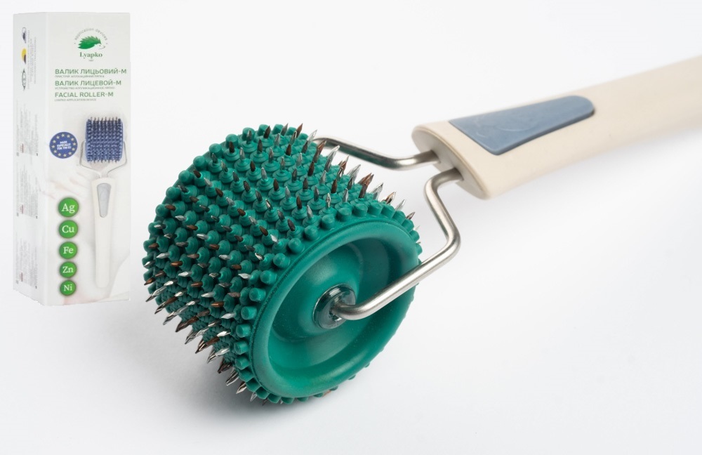 Lyapko Wałek do twarzy 3,5 Bez Niklu Wałek do masażu Oryginał Zielony