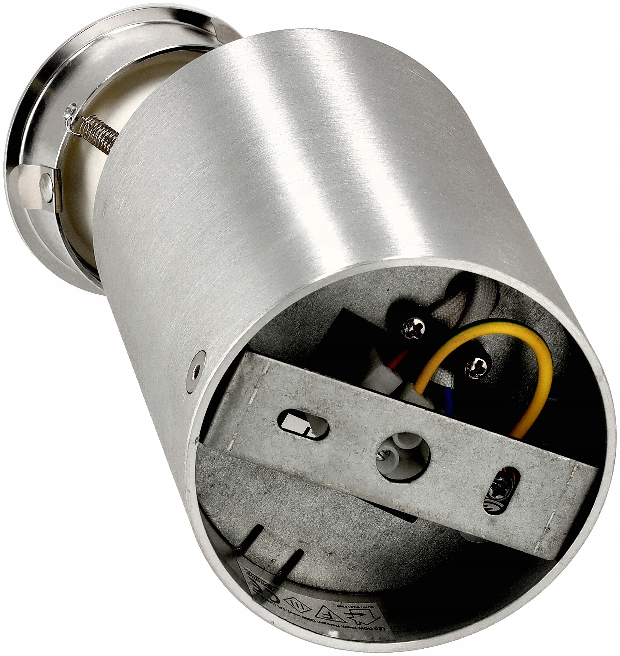 OPRAWA NATYNKOWA LED STAŁA HALOGENOWA TUBA GU10 S Kolor odcienie szarości i srebra