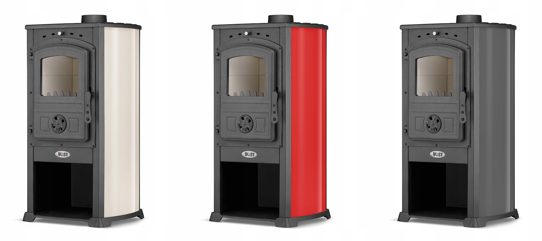 Piec piecyk KOMINEK stalowy koza mocny żeliwny ŻAR / MODENA beżowy Kod producenta Piec żeliwny ŻAR Blist