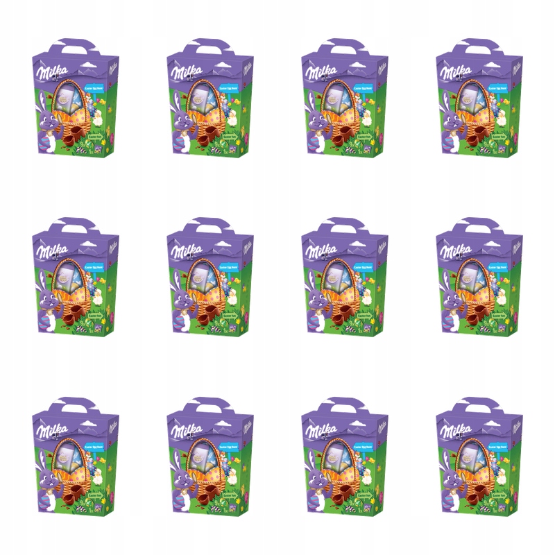 Milka 162g Egg Hunt Basket 12CA X12