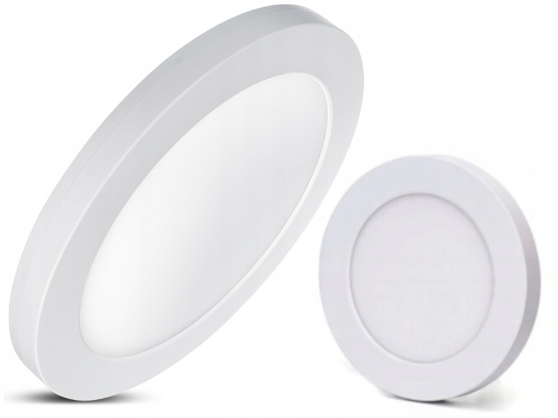 

Lampa Led Natynkowa Biała 18W Trzy Tryby Światła