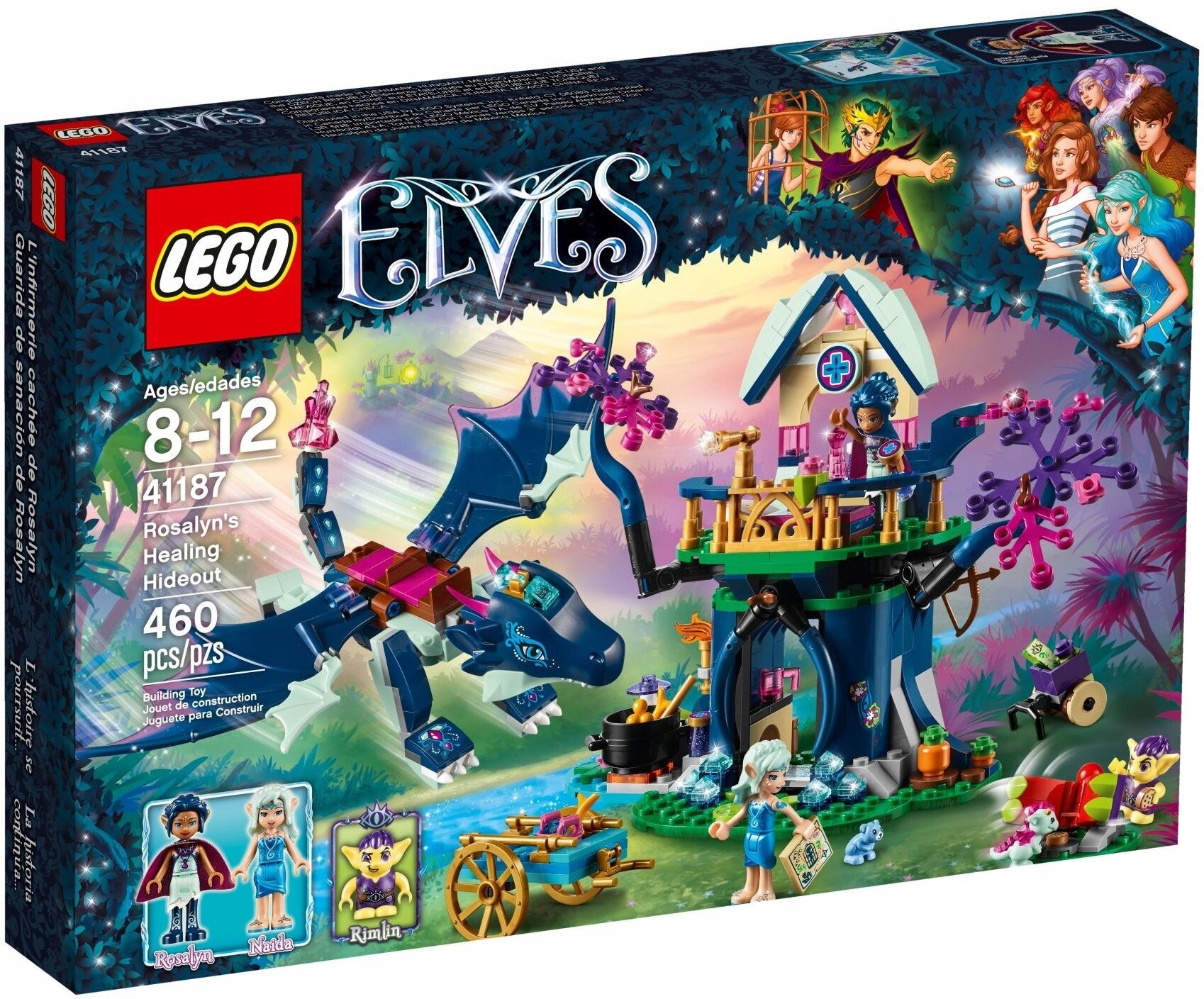 Lego Elves 41187 Skrytá léčebna Rosalyn Nové