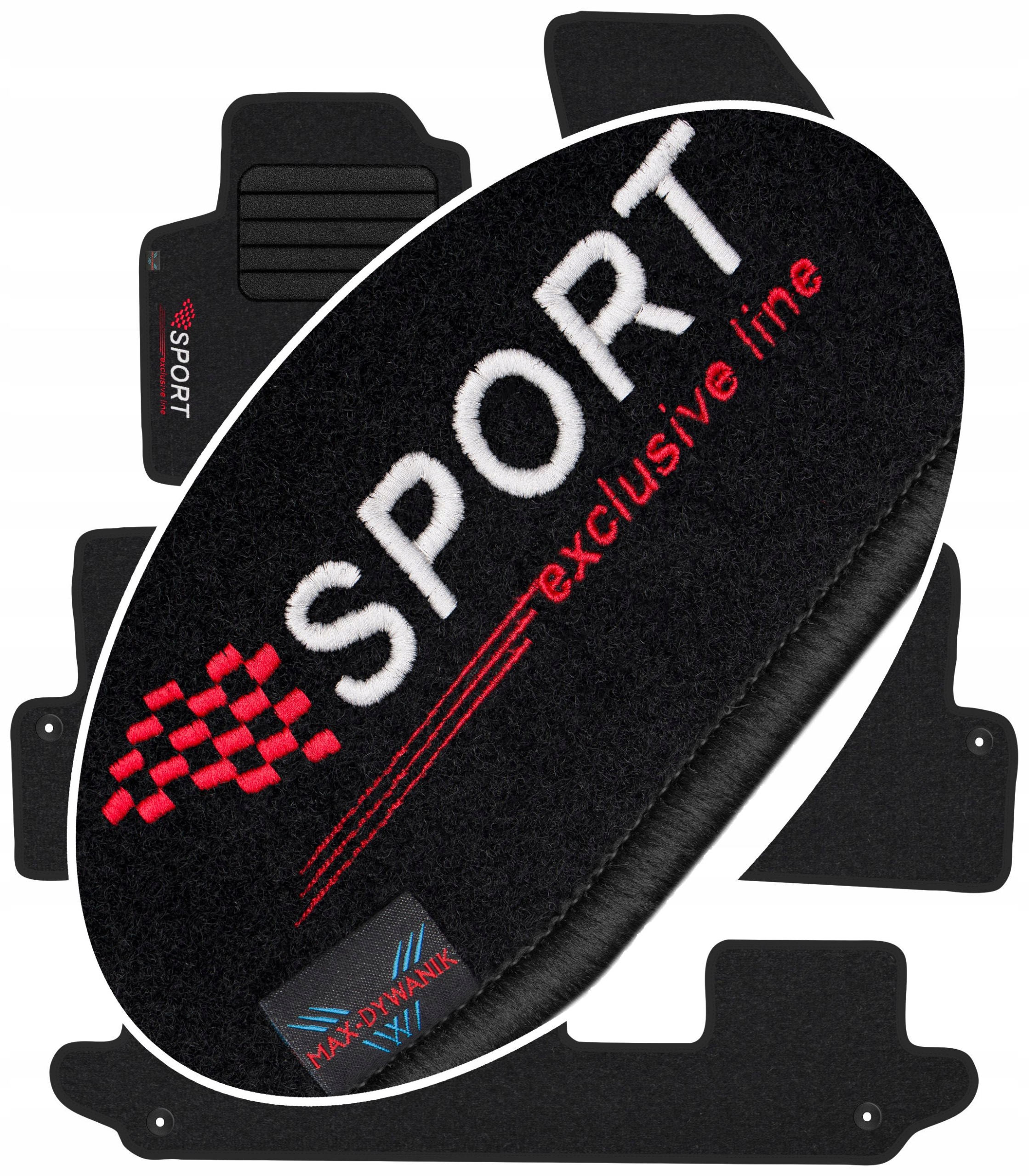 Volvo XC90 I 7os 2003-2014 Koberce do auta