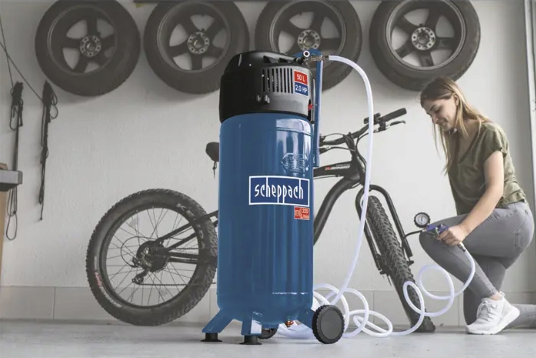 Scheppach Kompresor Pionowy Bezolejowy HC51V 50l 10 bar Model HC51V