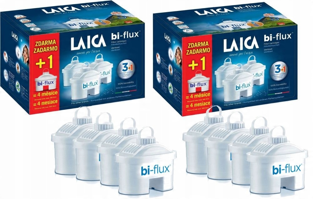 

Filtr Do Wody Wkład Laica Bi-flux 4 Sztuk