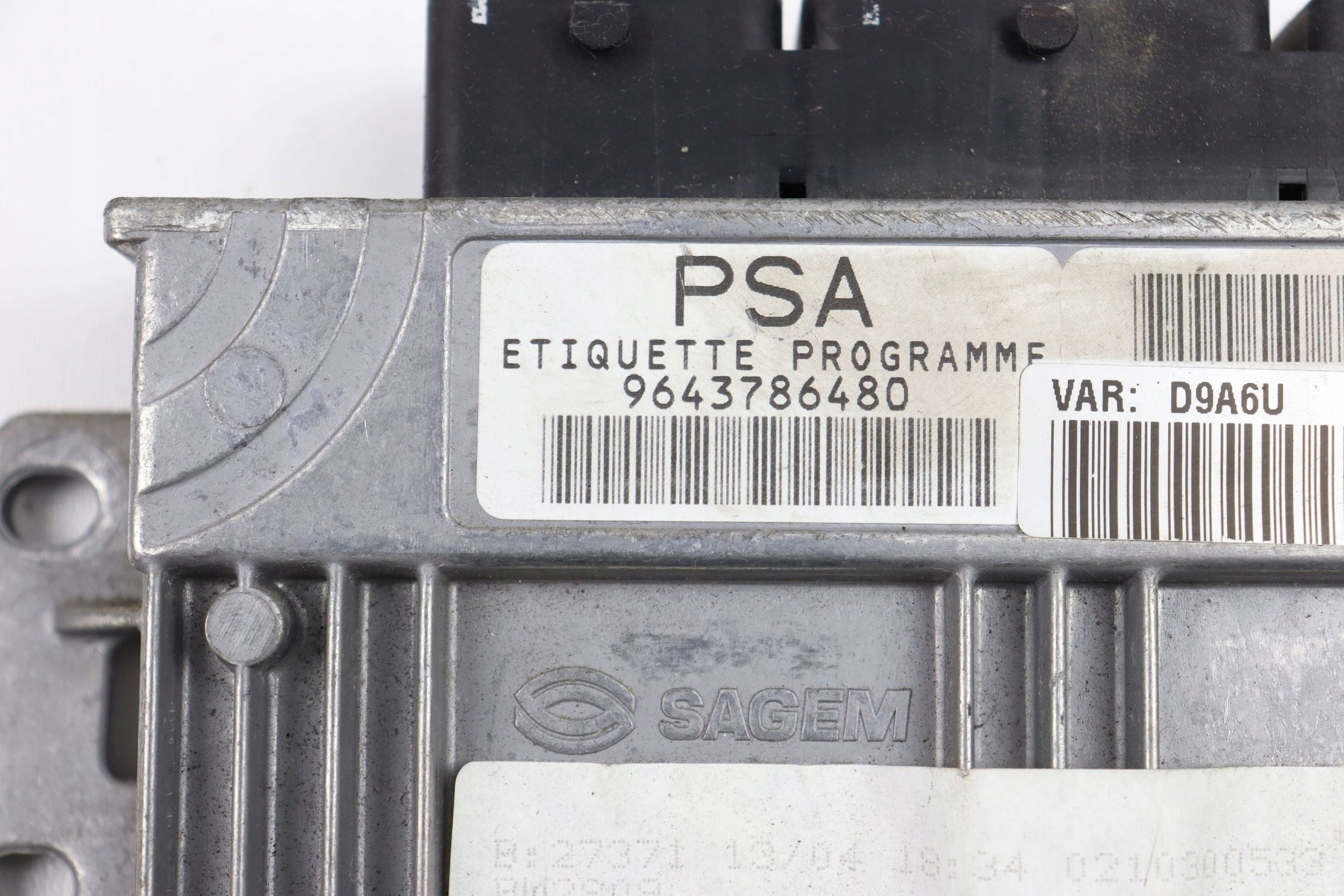 PEUGEOT 406 306 computer control unit of the engine 1.8 2.0 16V 9643786480
