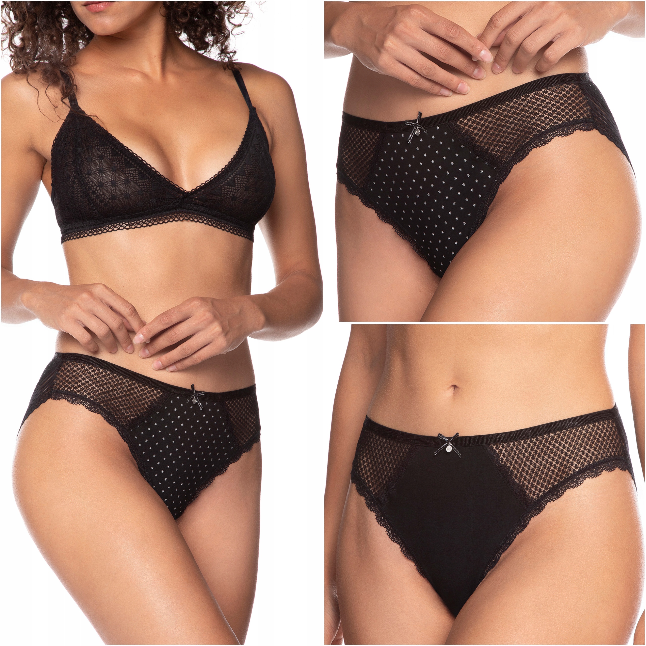 

Majtki Damskie 2-PAK Lama 1421BI figi bikini L