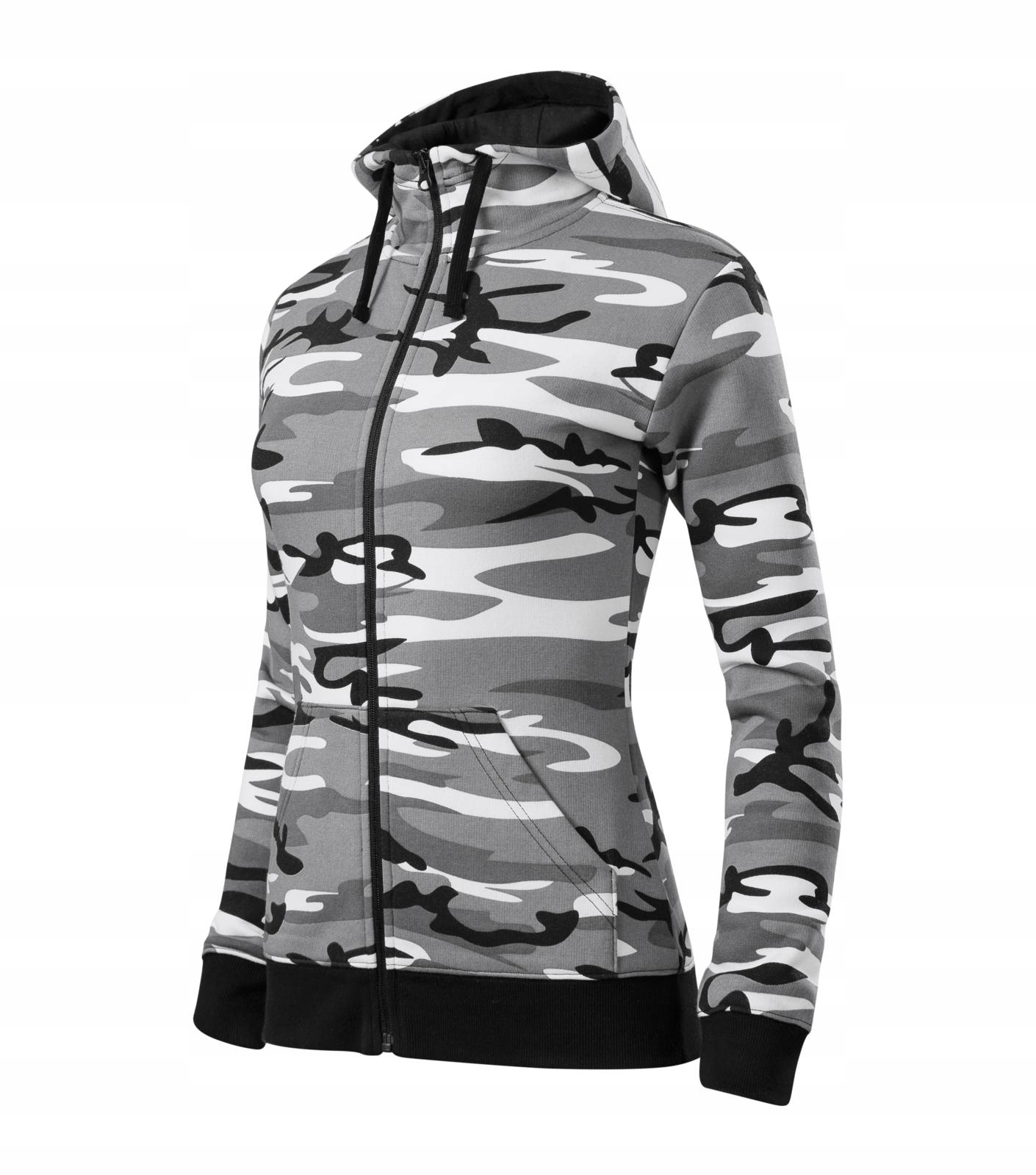 

Damska bluza Rozpinana z kapturem Moro 2XL