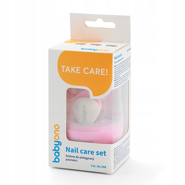 BABYONO ZESTAW KOSMETYCZNY DO PIELĘGNACJI PAZNOKCI DZIECI NOŻYCZKI 398/02 Kod producenta 398/02