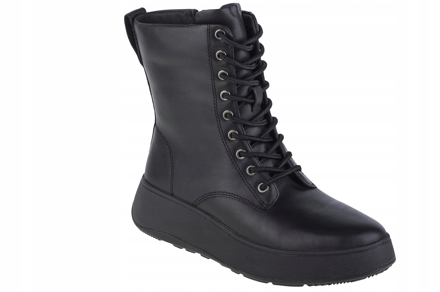 Fitflop F-mode [37] Dámské kožené kozačky černé