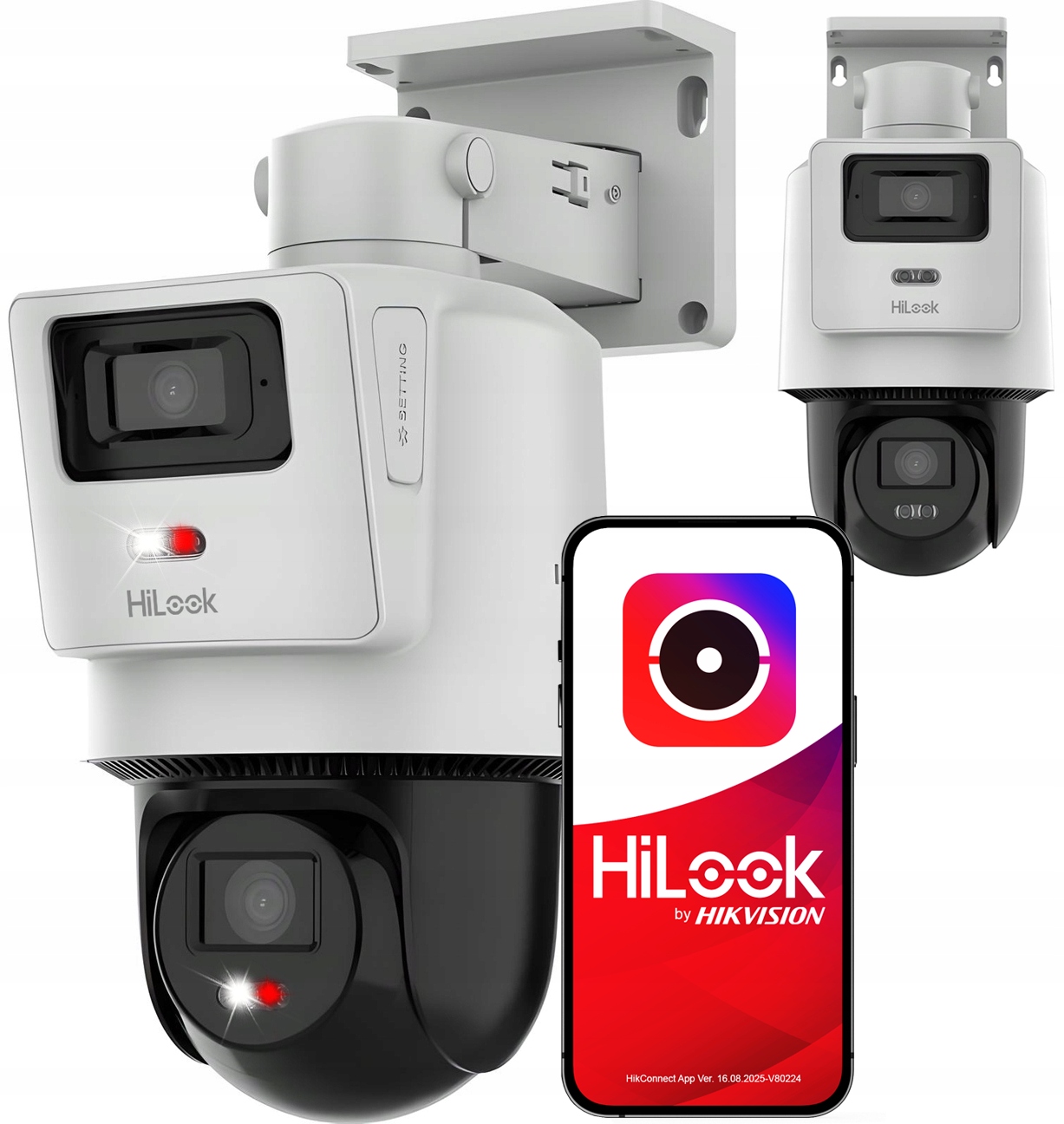 Otočná Ip kamera 2x4MPx Dualna TandemVu PTZ-D4 Vonkajšia