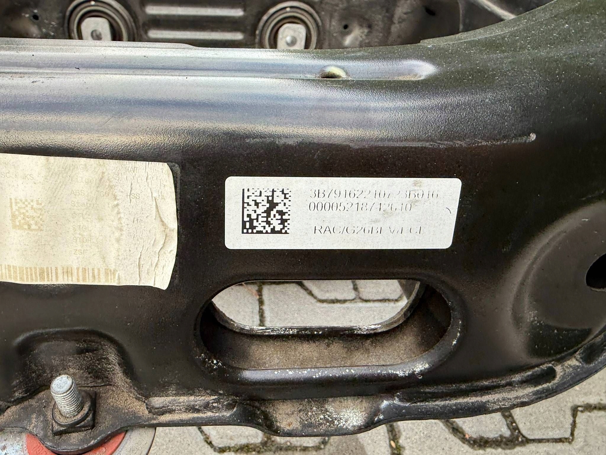 BMW i4 G26 7916221 axle beam rear. sider rear