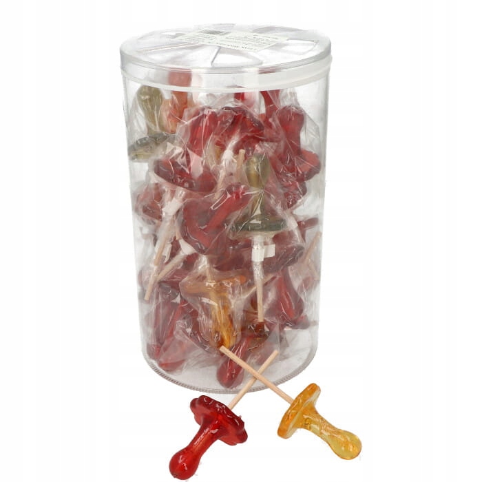 Levně Lízátko Dudlík 25G 40KS Lízátko Ovocné Ve Tvaru Dudlíku