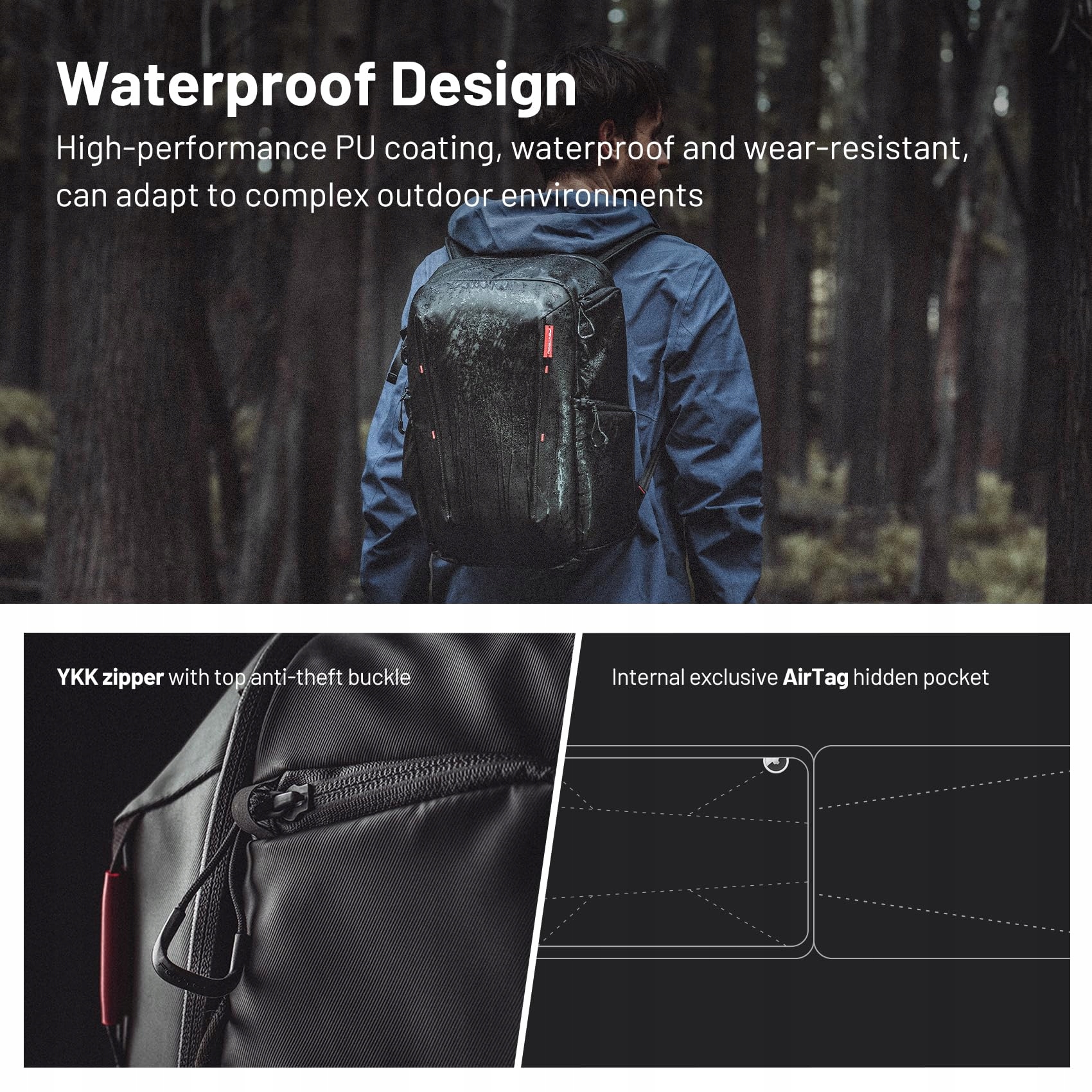 PGYTECH 22L Photo Backpack for DJI Mini 4 Pro Avata 2 DSLR SLR — miniatura 8