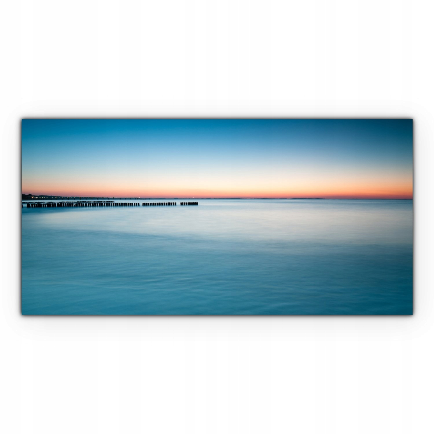 

Canvas na ramie ścienny 140x70 Ocean Zachód Słońca