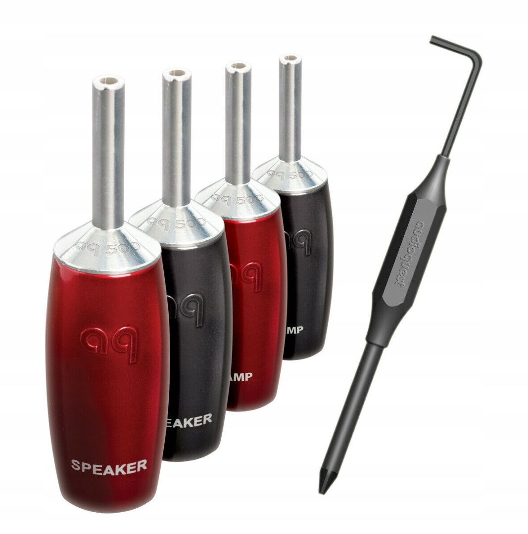 Audioquest SureGrip507 Bfa banánkový konektor stříbrný 4ks