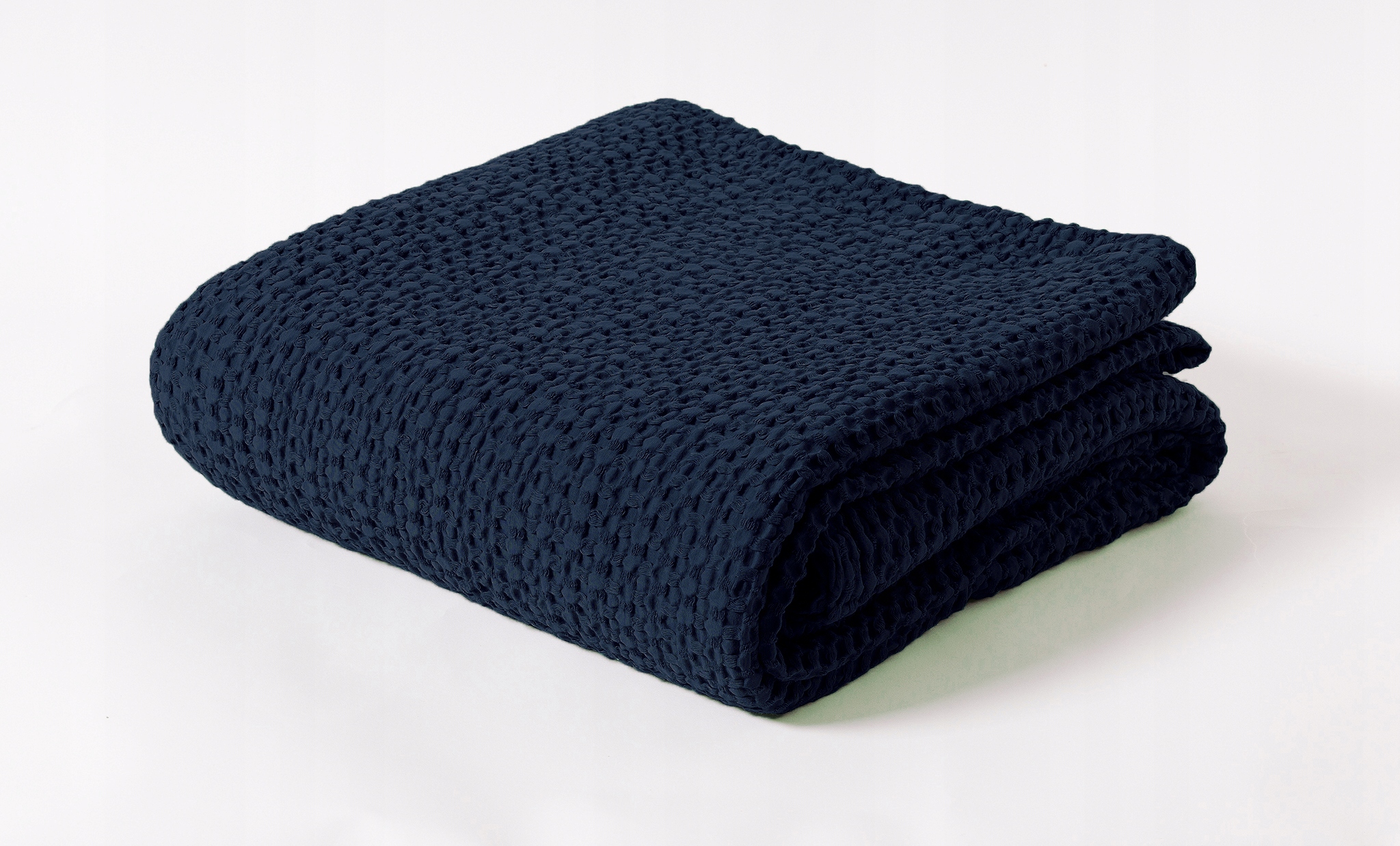 Prehoz na posteľ MrTowel 240x260 cm 100 % bavlnený, mäkký, tmavomodrý