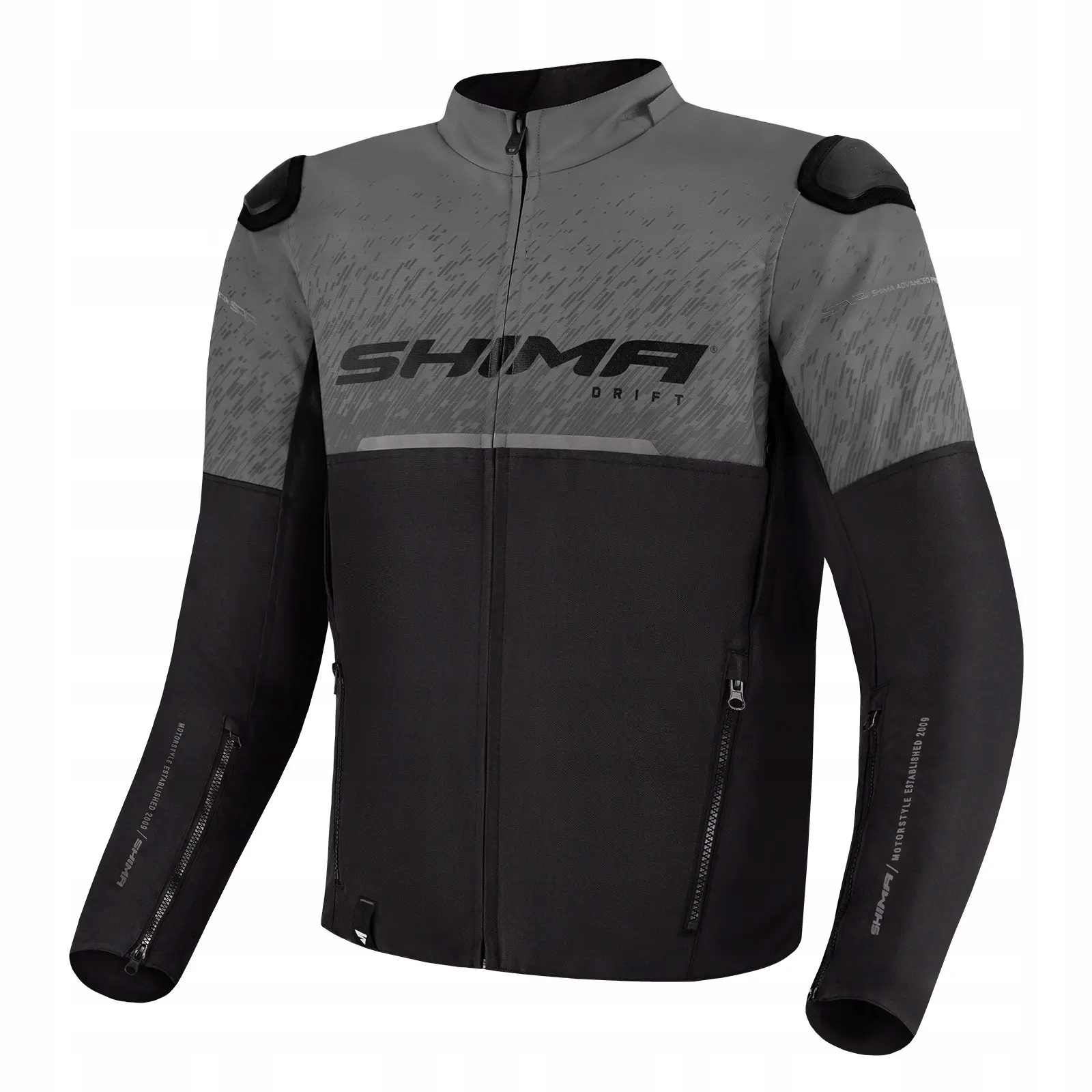 Mestská ľahká motocyklová bunda Shima Drift Men Grey M