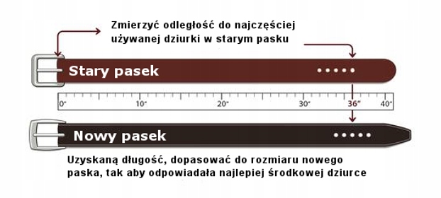 Damski SKÓRZANY pasek 2cm Żółty |70obw Marka inna