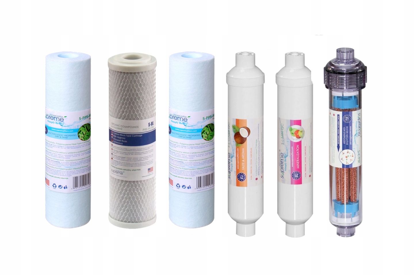 

Komplet Wkładów Duży Serwis Supreme RO7 Qc