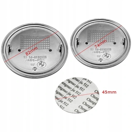 BMW LOGO EMBLEMAT ZNACZEK 7 SZTUK KOMPLET Marka Inna