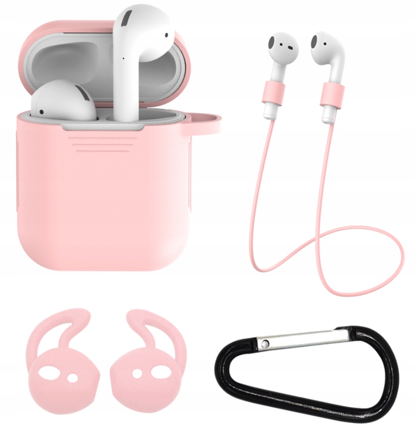 

Etui Case Pokrowiec Do Apple Airpods Zestaw 4w1