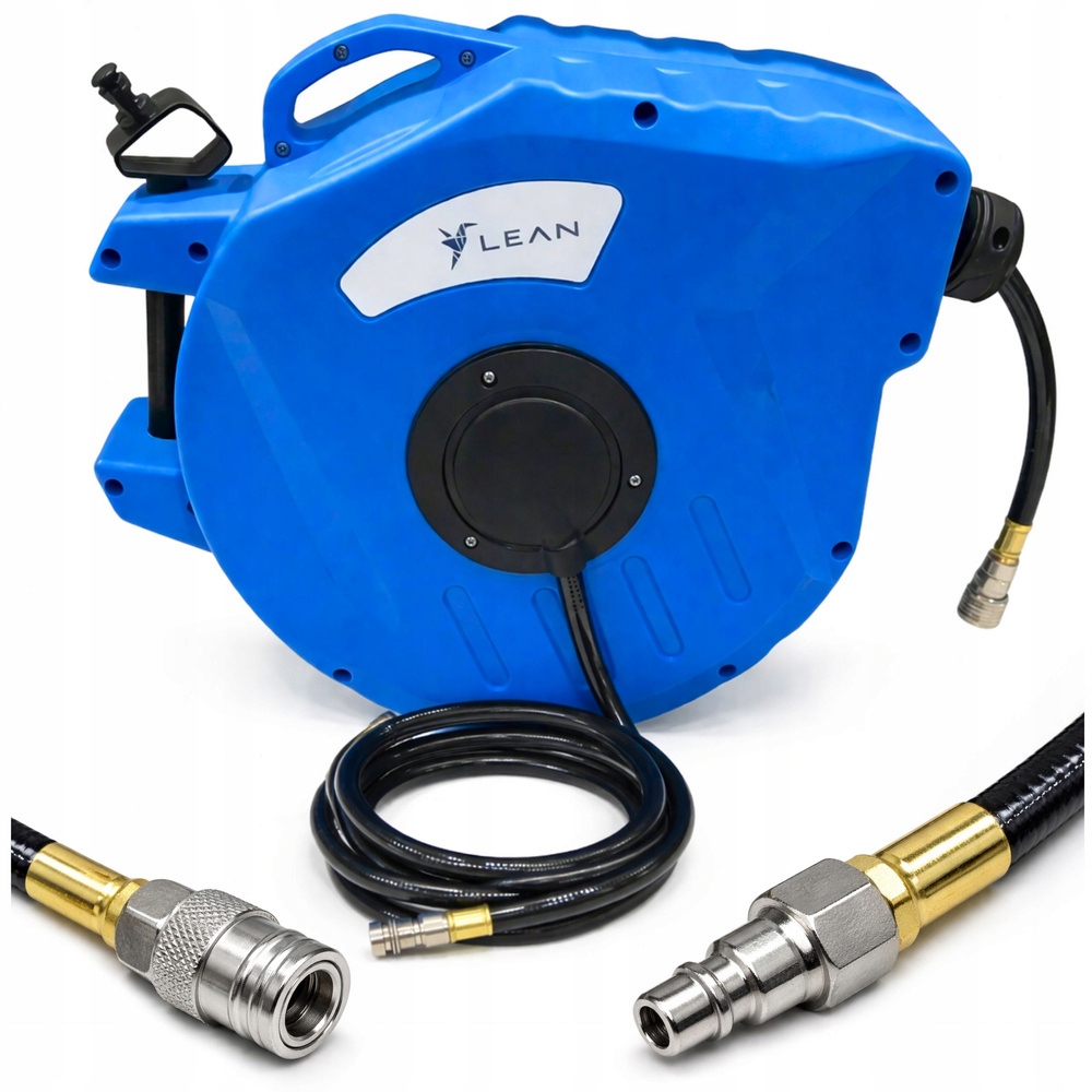 Pneumatická hadice navíjecí na bubnu automatická 24 bar 8x12 mm 20 m