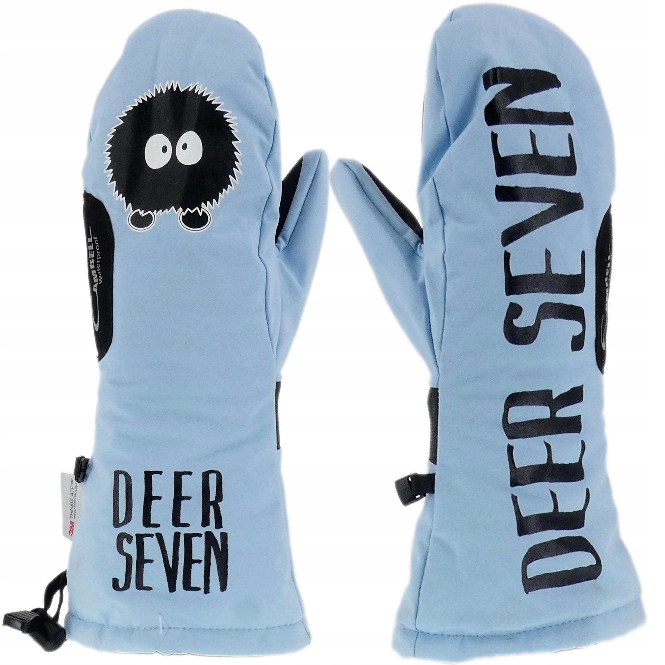 Jednoprstové Snowboardové Rukavice S Tepelnou Izolací Prstů, Modré