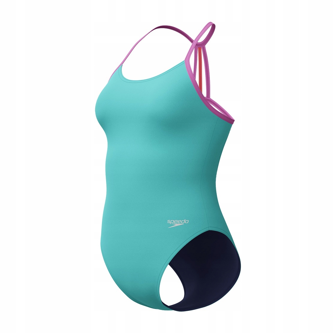 Dívčí jednodílné plavky do bazénu Speedo Solid Line 164 cm