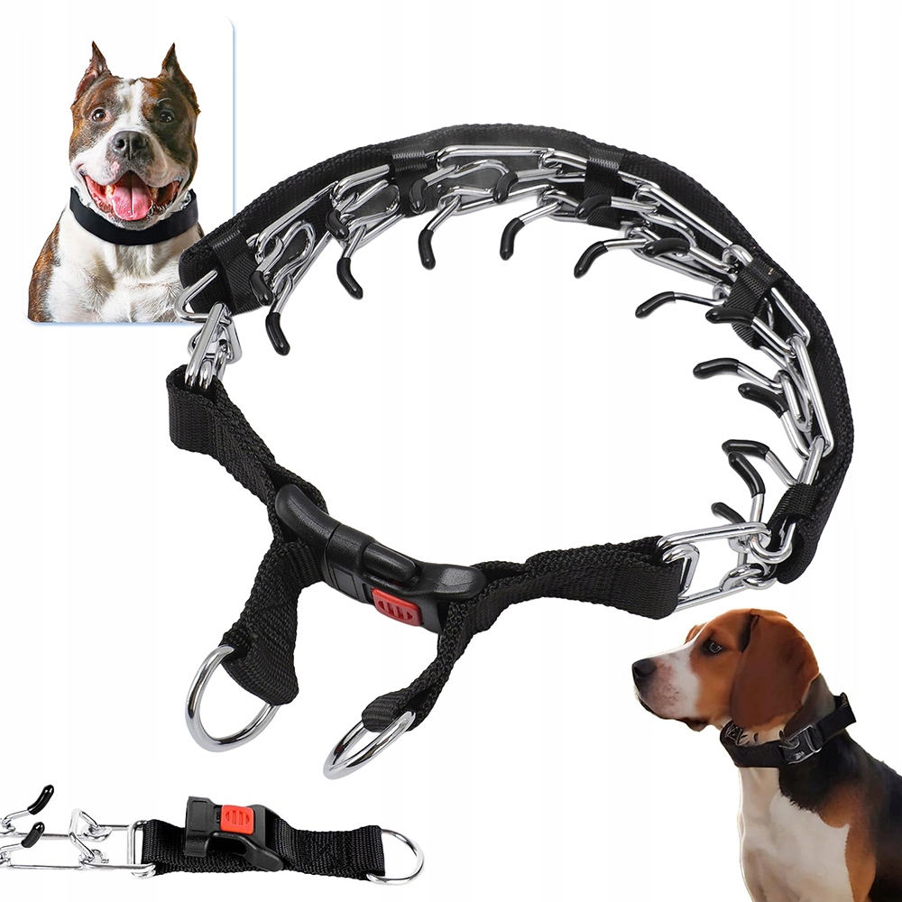 Obojek Ostnatý Obojek Kovový, Pevný, Bezpečný, Zapínací